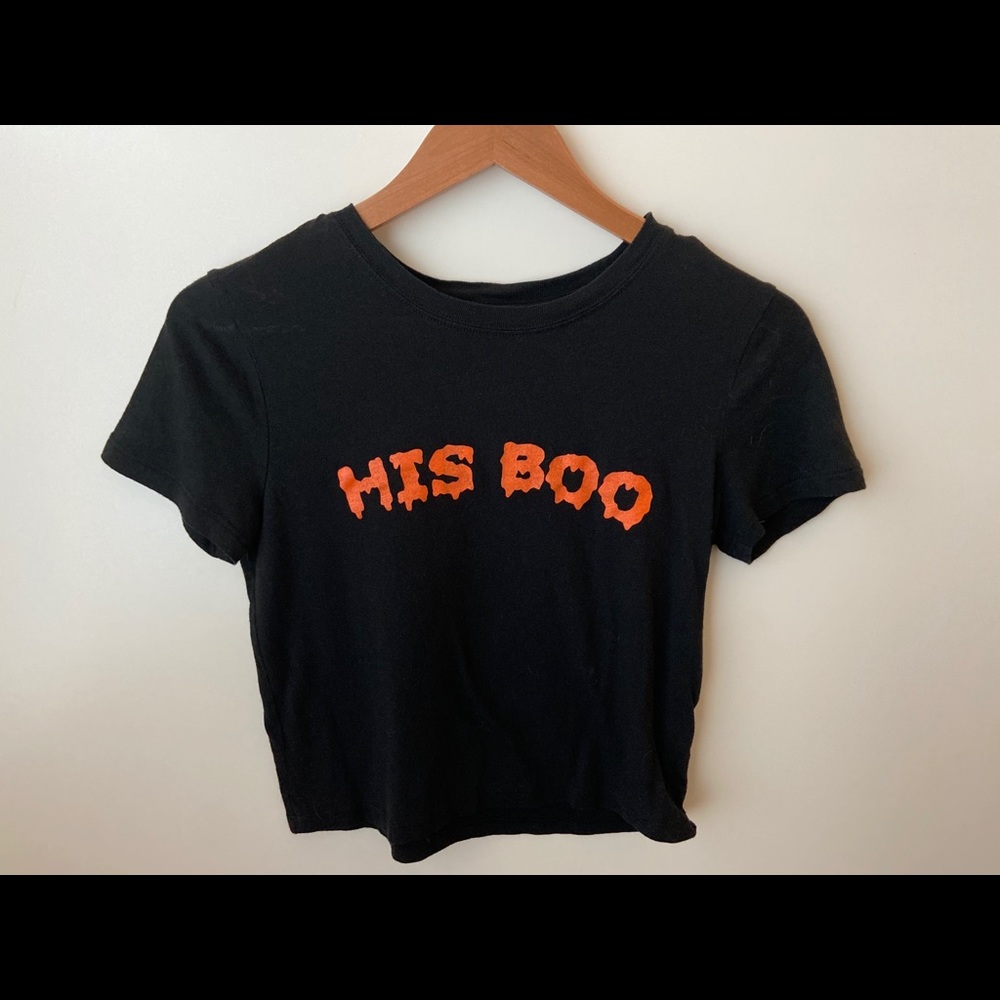 Hubs & Hers HIS BOO Halloween Top 🎃